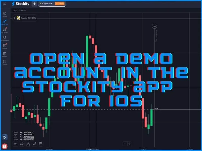 Cara membuka dan menggunakan akun demo Stockity di aplikasi iOS untuk iPhone dan iPad