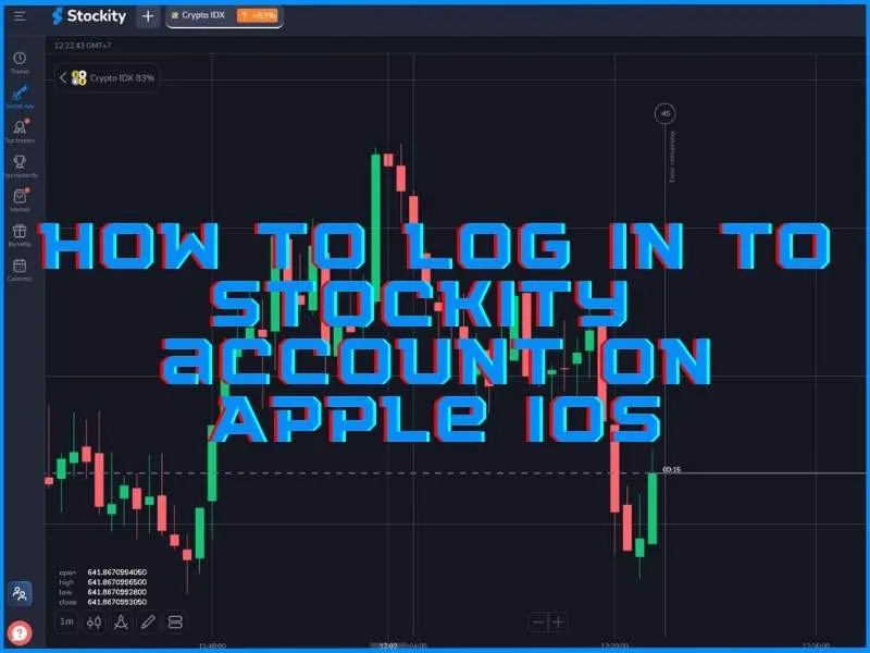Masuk ke Stockity di iOS