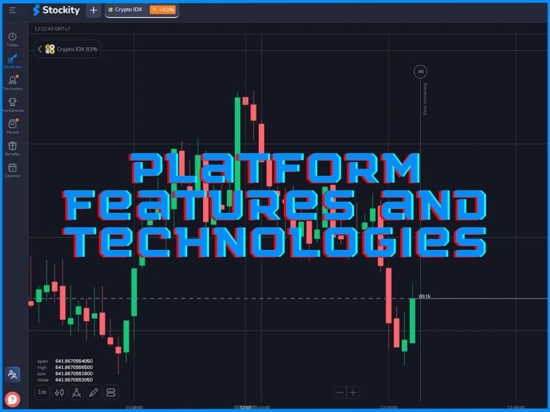 Stockity platform features and technology - charting tools execution and alerts overview