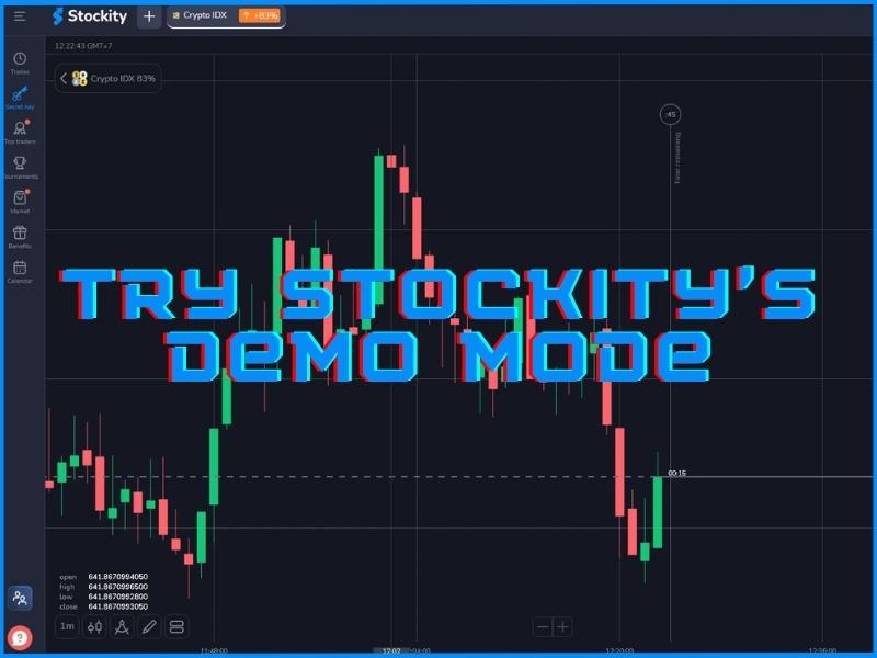 Stockity demo mode for risk-free trading practice with virtual funds
