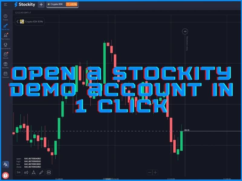 How to open a Stockity demo account instantly in one click without registration
