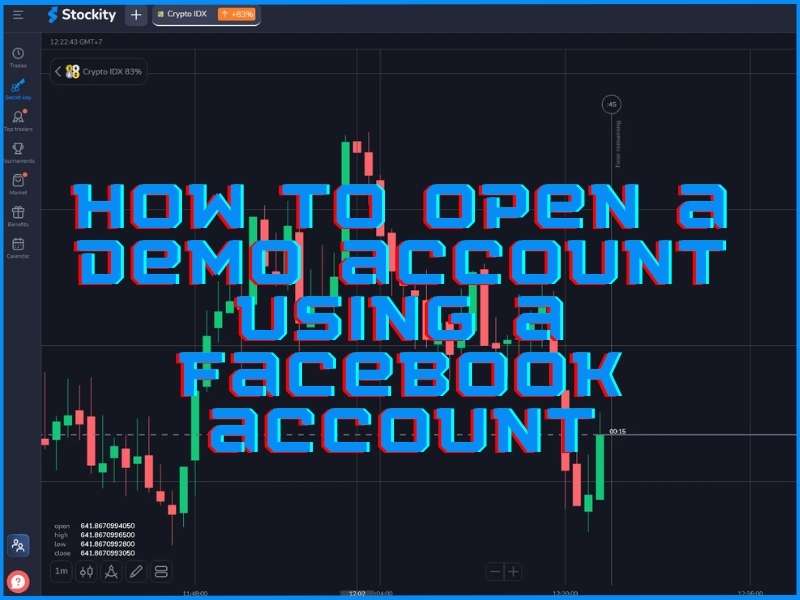 How to create a Stockity demo account using Facebook social login