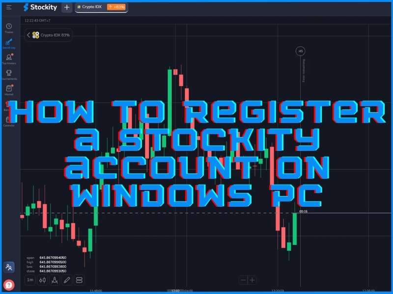 Stockity registration on Windows PC